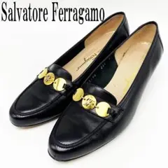 Salvatore Ferragamo パンプス 6C ブラック ヒール