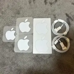 Apple Lightningケーブルとステッカーセット　純正