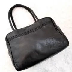 極美品✨ロエベ ボストン アナグラム ナッパレザー ゴールド金具 ファスナー