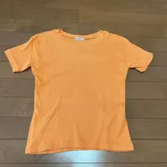 Hanes オレンジ Tシャツ Mサイズ