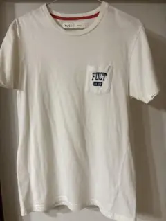 FUCT ホワイト ポケットTシャツ
