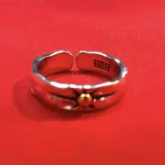 新品未使用シルバー925リングレトロメンズ