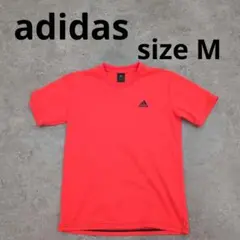 247○ adidas オレンジ Tシャツ M