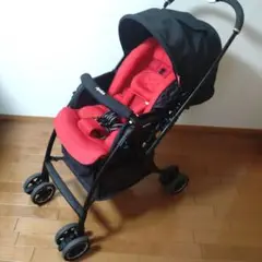 アップリカ ラクーナ コンフォート コントラストレッド 赤✕黒