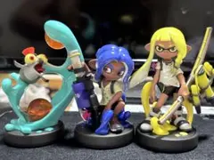 スプラトゥーンアミーボフィギュア 3体セット