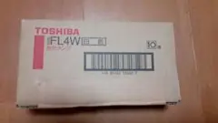 TOSHIBA FL4W 白色蛍光灯 10個入り