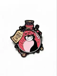 ルシファー　いじわる　猫　魔法瓶　シンデレラ　ピンバッチ