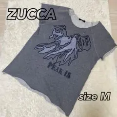 ★ZUCCa★ダメージ風Tシャツ グラフィック コットン100% ユニセックス