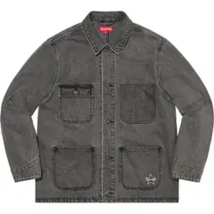 新品 22SS Supreme Denim Chore Coat BLACK