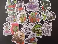 15枚◆防水ステッカー Rat Fink ラットフィンク