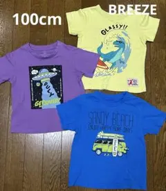 100cm 男の子　半袖　Tシャツ　まとめ売り　BREEZE