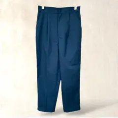 ショコラフィネローブ　テーパードパンツ【M】ブルー系　キレイめコーデ　シンプル