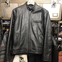 genuine leather eezan レザージャケット ヴィンテージ 2025年最新】EEZAN ライダースの人気アイテム - メルカリ