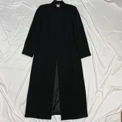 vintage mao coller super long coat