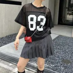 WHO’S WHO gallery　ナンバリングメッシュトップス