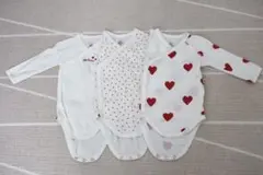 PETIT BATEAU プチバトー　ハート　ロンパース　5m 67cm