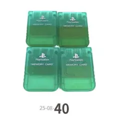 【動作OK】 SONY PS1 メモリーカード ４個　セット25-08-40