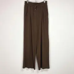 クラシカルエルフ【XL】リブパンツ ワイドストレート 総ゴム 楽ちん ゆったり