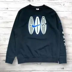 NIKE ナイキ スウェット デカロゴ ブラック L 0343