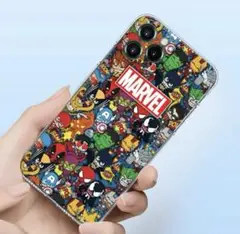 Marvelキャラクター iPhone15.14.13用ソフトケース