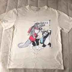 ヒグチユウコ 限Tシャツ 半袖 gucci グッチ ネコ ワニ