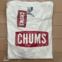 チャムスロゴ Tシャツ　L ホワイト