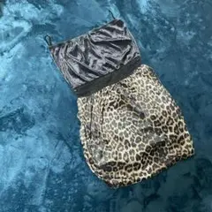 GRAZIE グレイジー ショートワンピース キャミソール 豹柄ワンピース
