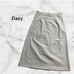 ✨美品✨【Dazy】タイトロングスカート ベージュ シンプル ジップアップ M