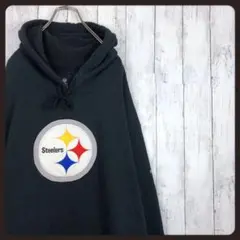 リーボック NFL パーカー デカロゴ 3XL オーバーサイズ スティーラーズ