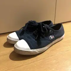 Lacoste ネイビー ローカットスニーカー