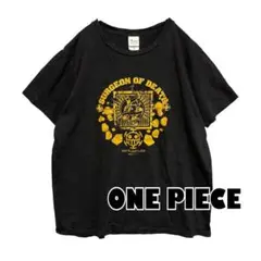 ワンピース　トラファルガー・ロー　半袖Tシャツ　黒　キャラクターTシャツ