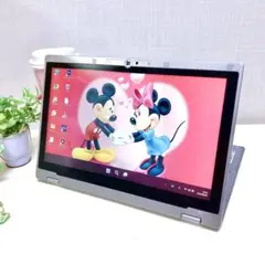 タッチパネル搭載、360度曲がる、高速SSD、Win11、オフィス、イラレ使える