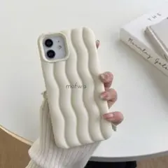 なみなみ　ニュアンス　iPhoneケース　マット　ミルクティー　シリコン　韓国
