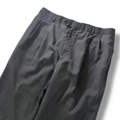 古着 2タック ワイド スラックス グレー メキシコ製 JOS.A.BANK