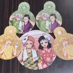 極楽湯コラボ　鬼滅の刃 5枚セット