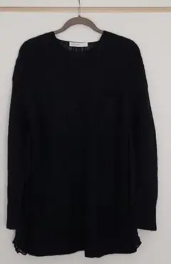 最終値下げ sacai luck ケーブル編みセーター 黒