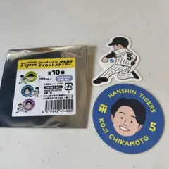 阪神タイガース シークレット ゆる選手 ダイカットステッカー 近本 光司