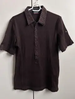 【NICOLE CLUB FOR MEN/ニコル】46(Ｍ) リブ編み 夏服