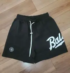 ballho ロゴショートパンツ ブラック M