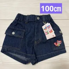 新品　BAYUAN+ デニムショートパンツ 100cm