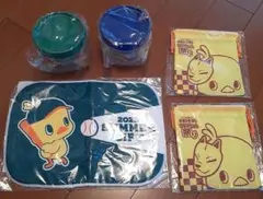 【非売品】チキンラーメン　ひよこちゃんグッズ5点　巾着　フードコンテナ　など