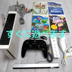 【動作確認済】wii　本体　一式　ソフト　セット　②
