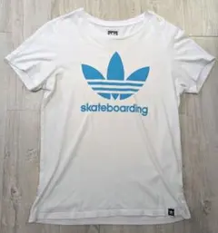 adidas スケートボード Tシャツ M ホワイト
