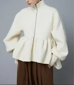 HeRlN.CYE Feels flared zip tops ヘリンドットサイ
