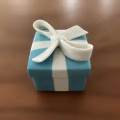 TIFFANY＆Co. ティファニーブルーリボンボックス　小物入れ　陶器