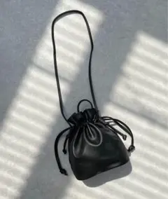 エコレザー巾着バッグ