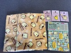 ポムポムプリン フリース生地 など3点セット