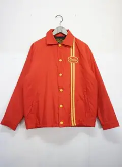 美品17AW CALEEキャリー 中綿 レーシング ジャケット 赤 419M▲
