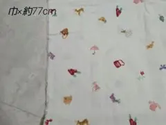 クリーム 柄 抗菌 クレンゼ ダブルガーゼ はぎれ 生地 108× 約77