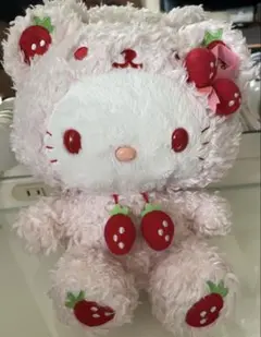 ハローキティ 2009 ぬいぐるみ♡いちご♡くま